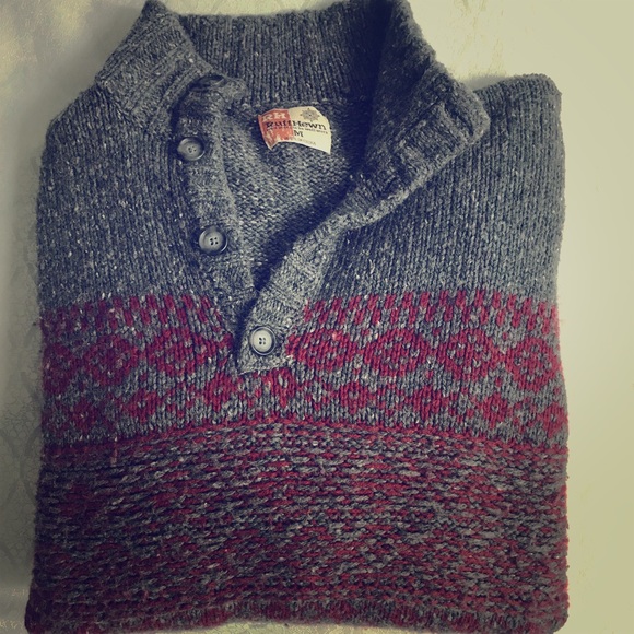 Men’s Cable Knit Sweater - Picture 1 of 2